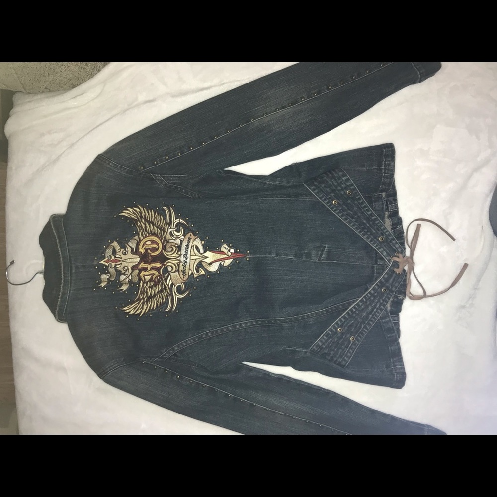 Harley Davidson denim jacket